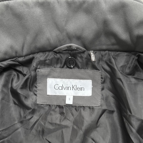 Calvin Klein Men’s Softshell Winter Jacket Gray Waterproof Windproof Coat Size S - Picture 11 of 15